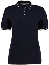 Kustom Kit Női galléros póló rövid ujjú Kustom Kit St. Mellion Polo - 3XL (20), Sötétkék navy/fehér