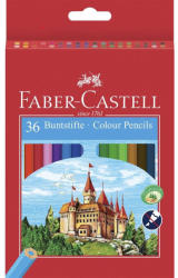 Faber-Castell Creioane Colorate Eco Faber-Castell, 36 culori (FC120136)