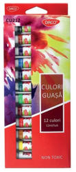 Daco Culori guasa Daco CU212, 12 culori (CU212)