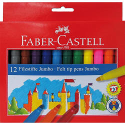 Faber-Castell Carioci Jumbo Faber-Castell FC554324, 24 culori (FC554324)