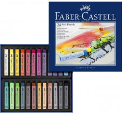 Faber-Castell Creioane Colorate Faber-Castell Pastel Soft, 24 culori (FC128324)