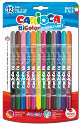 CARIOCA Carioci scolare Carioca Bi-Color, 12 bucati, 24 culori (SD-SKR069)