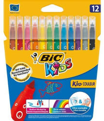 BIC Carioci ultralavabile kid couleur BIC 9202932, 12 culori (BC920293)