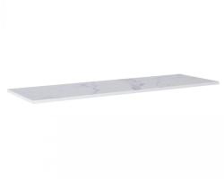 AREZZO design Márvány mosdópult 140x46 cm Matt Fehér színben AR-167404 (AR-167404)