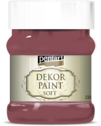 PENTART Dekor lágy krétafesték PENTART 230ml burgundi vörös