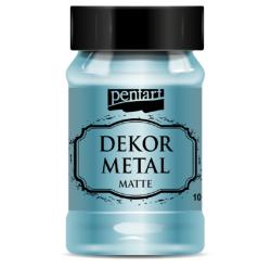 Pentart Akrilfesték dekormetál PENTART 100ml matt türkiz