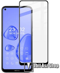 IMAK NOKIA 3.4 (2020), IMAK Pro+ üvegfólia, 9H, Full glue, Full cover, Fekete