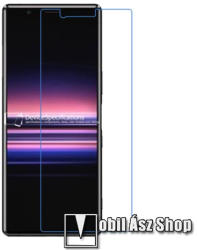Képernyővédő fólia - Ultra Clear - 1db, törlőkendővel - Sony Xperia 5