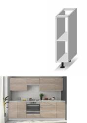 TEMPO KONDELA Alsószekrény polccal, fehér, LINE