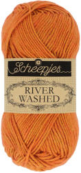 Scheepjes River Washed 961 Mersey - narancs-sárga fonal