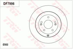 TRW Disc frana TRW DF7996 (DF7996) - automobilus