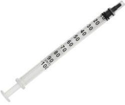  Fecskendő Eh 1ml 3 Részes gumidugós Luer Insulin (SUTU02)