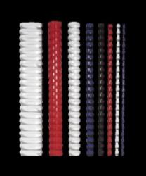 Fellowes Spirál, műanyag, 10 mm, 41-55 lap, FELLOWES, 25 db, fekete (IFW53311) (5331102)