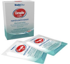 Bradoline Bradolife fertőtlenítő kendő 5 db - bioszallito
