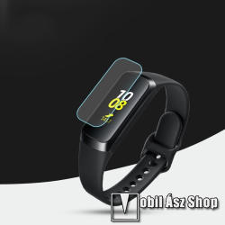 Okosóra TPU képernyővédő fólia - Clear - 1db, törlőkendővel - A TELJES ELŐLAPOT VÉDI! - SAMSUNG SM-R370 Galaxy Fit