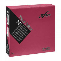 INFIBRA Szalvéta 33x33cm bordó 2 réteg 50 lap/csomag (I0306)