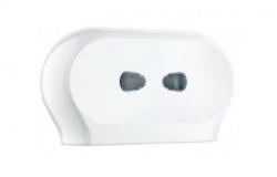 Mar Plast Linea PLUS dupla toalettpapír adagoló fehér 19cm (A77311) - alphadenthigienia