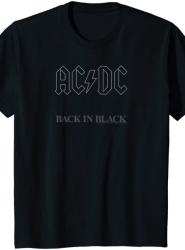 AcDc M Back In Black (tricou)