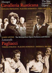 MASCAGNILEONCAVALLO Cavalleria RusticanaPagliacci LevineDomingoZefirelliMetropolitan (dvd)