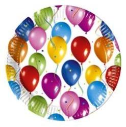 Balloon Fiesta Parti Tányér - 23 cm