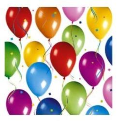  Balloon Fiesta Parti Szalvéta 33 cm x 33 cm, 20 db-os