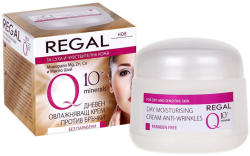  Regal q10 крем за лице против бръчки дневен, За суха и чувствителна кожа, С минерали и масло Ший