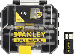 STANLEY SFM 10 részes 50mm Torsion TORX bit készlet + mágneses csavarrögzítő (STA88566-XJ)