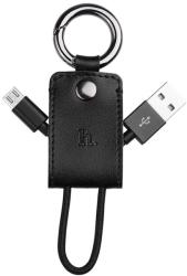hoco. - UPM19 kulcstartó formájú micro USB adat/töltő kábel 15 cm - fekete
