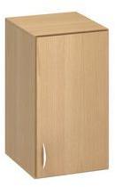 Alfa Office Alfa 500 alacsony, keskeny hozzáépíthető szekrény, 71, 7 x 40 x 47 cm, ajtóval - jobbos kivitel, bükk Bavaria mintázat