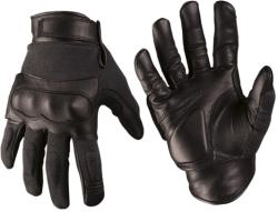 Mil-Tec mănuși tactice din piele / kevlar, negru