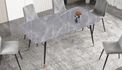 LuxD Étkezőasztal Laney 180 cm márvány szürke