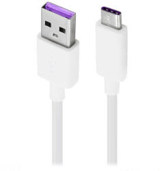  USB töltő- és adatkábel, USB Type-C, 100 cm, Huawei, fehér, gyári