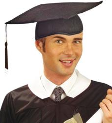 Diplomaosztó talár kalap fekete