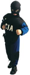  CIA Rendőr jelmez 5-7 éveseknek 128 cm-es