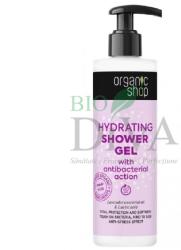 Organic Shop Gel de duș hidratant cu lavandă și acid lactic Organic Shop 280-ml