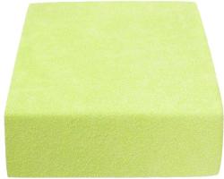 Cearsaf Frotir pentru patut cu elastic 70x140 cm verde