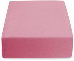  Cearsaf Jersey EXCLUSIVE cu elastic 90x200 cm roz