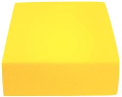  Cearsaf Jersey EXCLUSIVE cu elastic 90x200 cm Galben