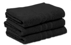  Prosop Classic 50 x 100 cm negru, 100% bumbac Prosop