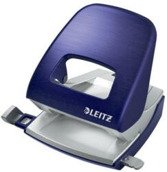 Leitz Lyukasztó, kétlyukú, 30 lap, fém, LEITZ Nexxt Style, titánkék (E50060069) (50060069)