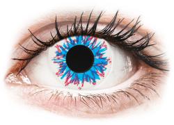 Gelflex CRAZY LENS - Harlequin - dioptriával napi lencsék (2 db lencse) - alensa