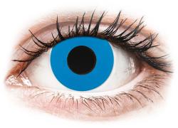 Gelflex CRAZY LENS - Sky Blue - dioptria nélkül napi lencsék (2 db lencse) - alensa