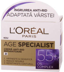 L'Oréal Crema antirid pentru fata L Oreal Paris Age Specialist 55+ de zi, 50 ml