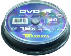 Traxdata DVD-R TRAXDATA 4.7GB 16X cake 10buc (PLY0045TRAX)