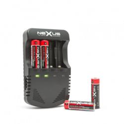 Nexus Incarcator acumulatori LED 100-240V - 2x 2 AA AAA NEXUS (18941) Incarcator baterii
