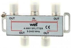 well Splitter CATV 4 iesiri 5-2450Mhz Well (SPLT-FC/4-ST-WL)