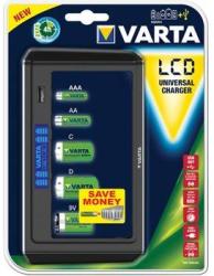 VARTA Incarcator universal LCD Varta pentru AAA AA C D 9V PP3 (57678 101 401) Incarcator baterii