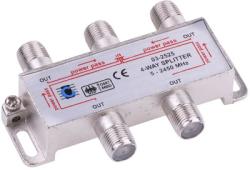 Cabletech Spliter 4 cai power pass 5-2450Mhz Cabletech (ZLA0637)
