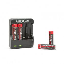 Nexus Incarcator acumulatori LED 12V/100-240V - 2x 2 AA AAA NEXUS (18940) Incarcator baterii