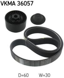 SKF Set curea transmisie cu caneluri SKF VKMA 36057 (VKMA 36057) - automobilus